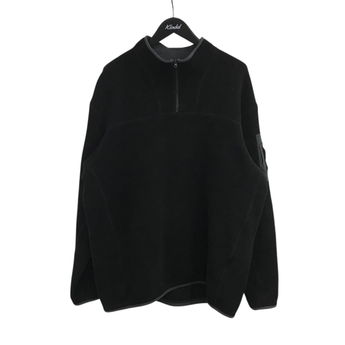 【中古】 ARC’TERYX 「CANADA製」 プルオーバーフリースジャケット ブラック サイズ：XL 【価格見直し】