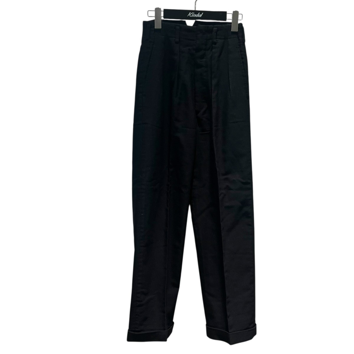 COMME des GARÇONSウールスラックス黒ブラック古着ストレート当時物 COMME des GARCONS HOMME(コムデギャルソンオム) / ストレートパンツ/S