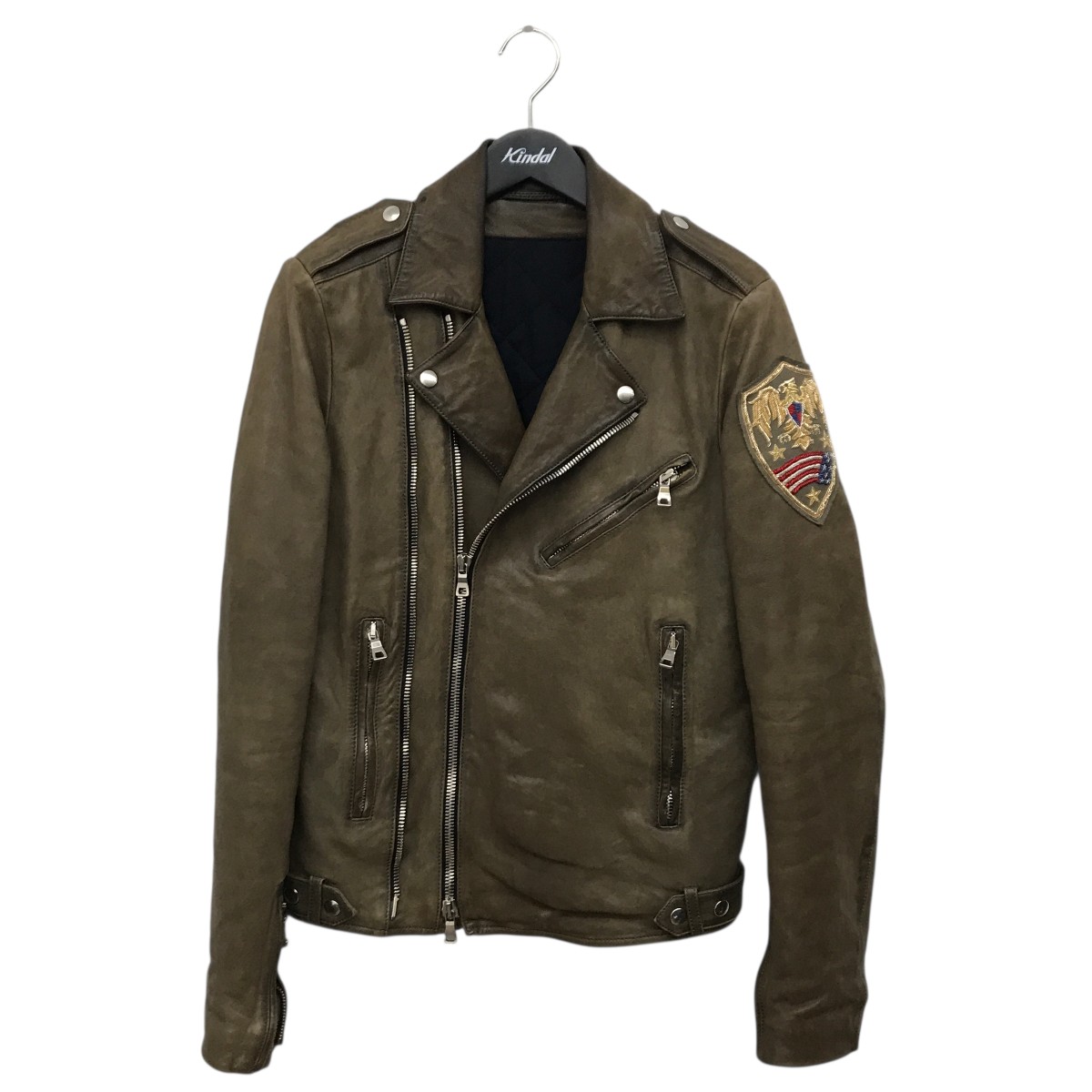 定価約46万 BALMAN バルマン シープスキン 羊革 レザージャケット 短丈 極美品✨BALMAIN バルマン 羊革 レザージャケット ステッチ ピンク 11