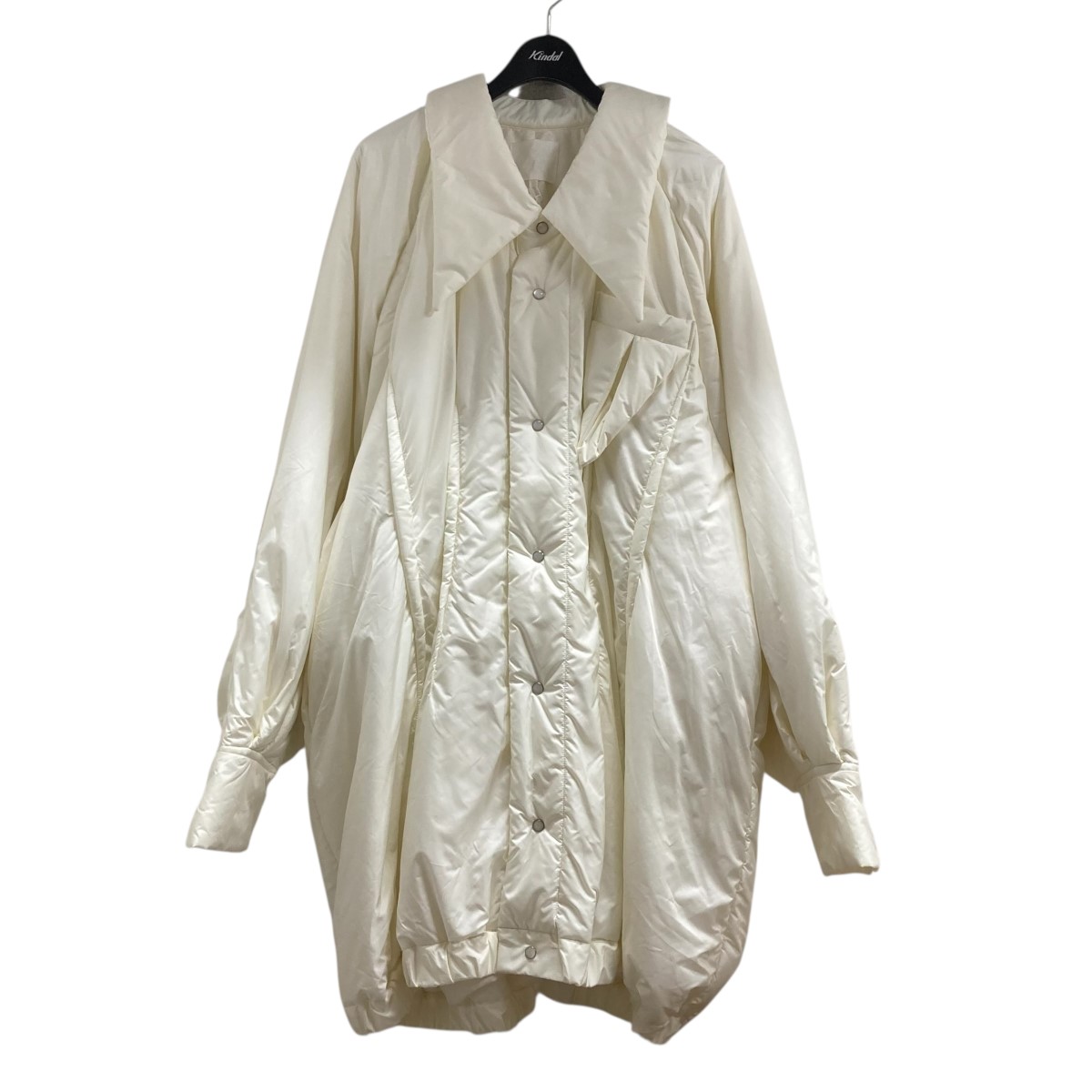 【中古】BASE MARK25AW パデッドビッグシャツジャケット 25BF04 Padded BIG Shirt Coat ホワイト サイズ:M【価格見直し】|ブランド古着のカインドオル