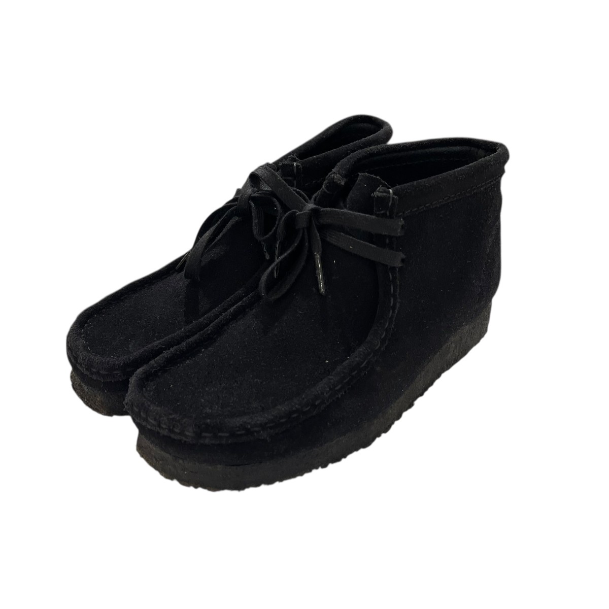 【中古】 CLARKS　 Wallabee Boot モカシンショートブーツ 61508875 ブラック サイズ：24.5 【271225】（クラークス） 7,029円