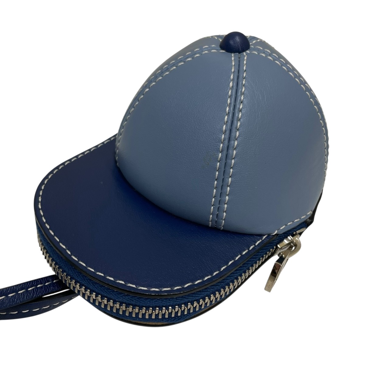【中古】 J．W．ANDERSON　 Nano Cap Bag レザーショルダーポーチ ブルー 【271225】（ジョナサンウィリアムアンダーソン）
