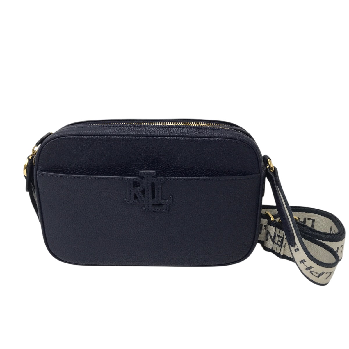 【中古】 RALPH LAUREN ショルダーバッグ ネイビー 【価格見直し】