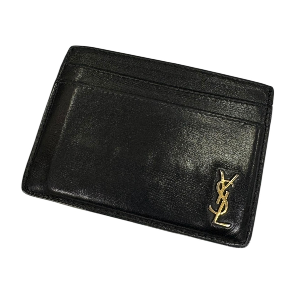 【中古】 Saint Laurent Paris　 タイニーカサンドラカードケース カードケース ORZ607603．1019 ブラック 【281225】（サンローランパリ）