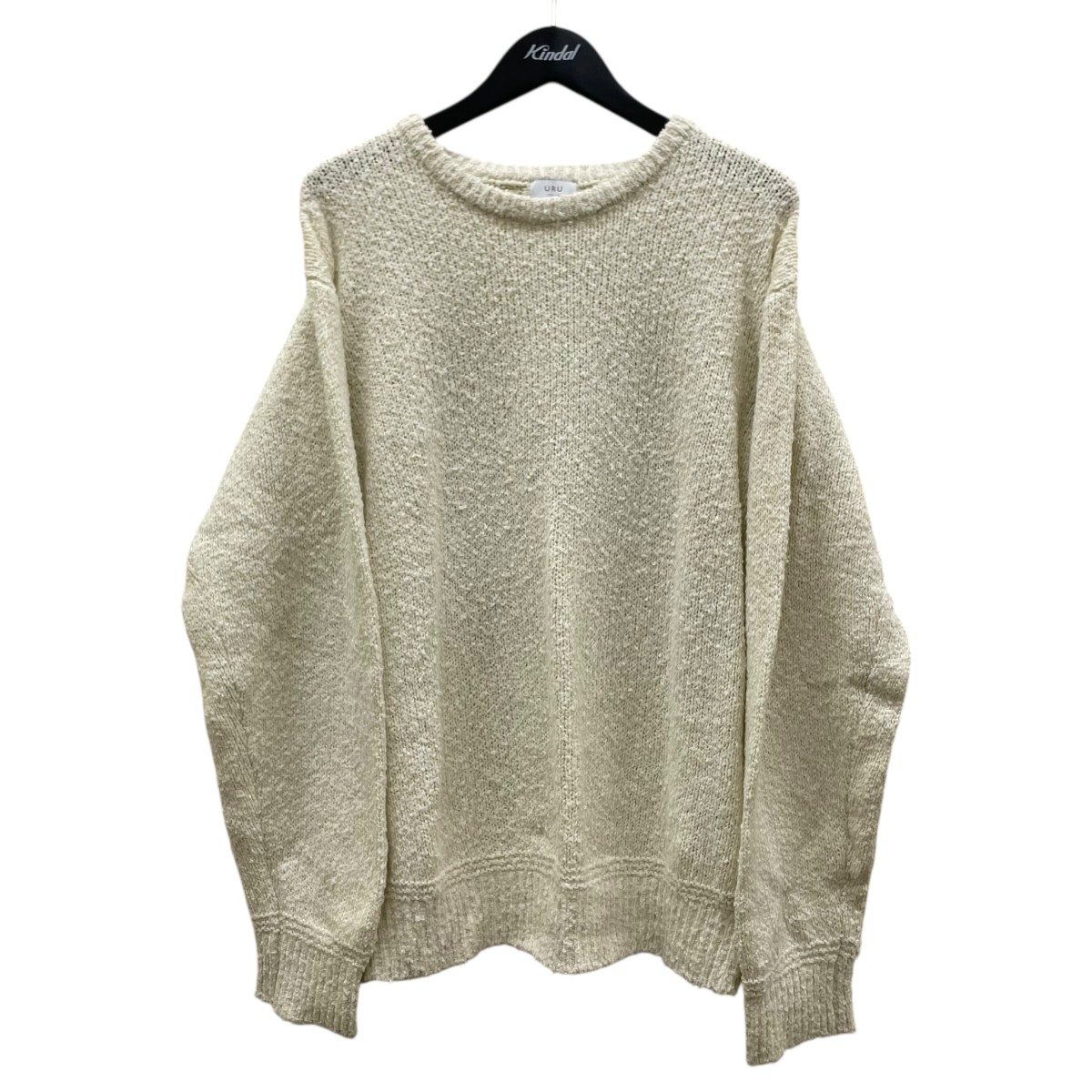 【中古】 URU　 クルーネックニット 25SUK02 アイボリー サイズ：2 【281225】（ウル）