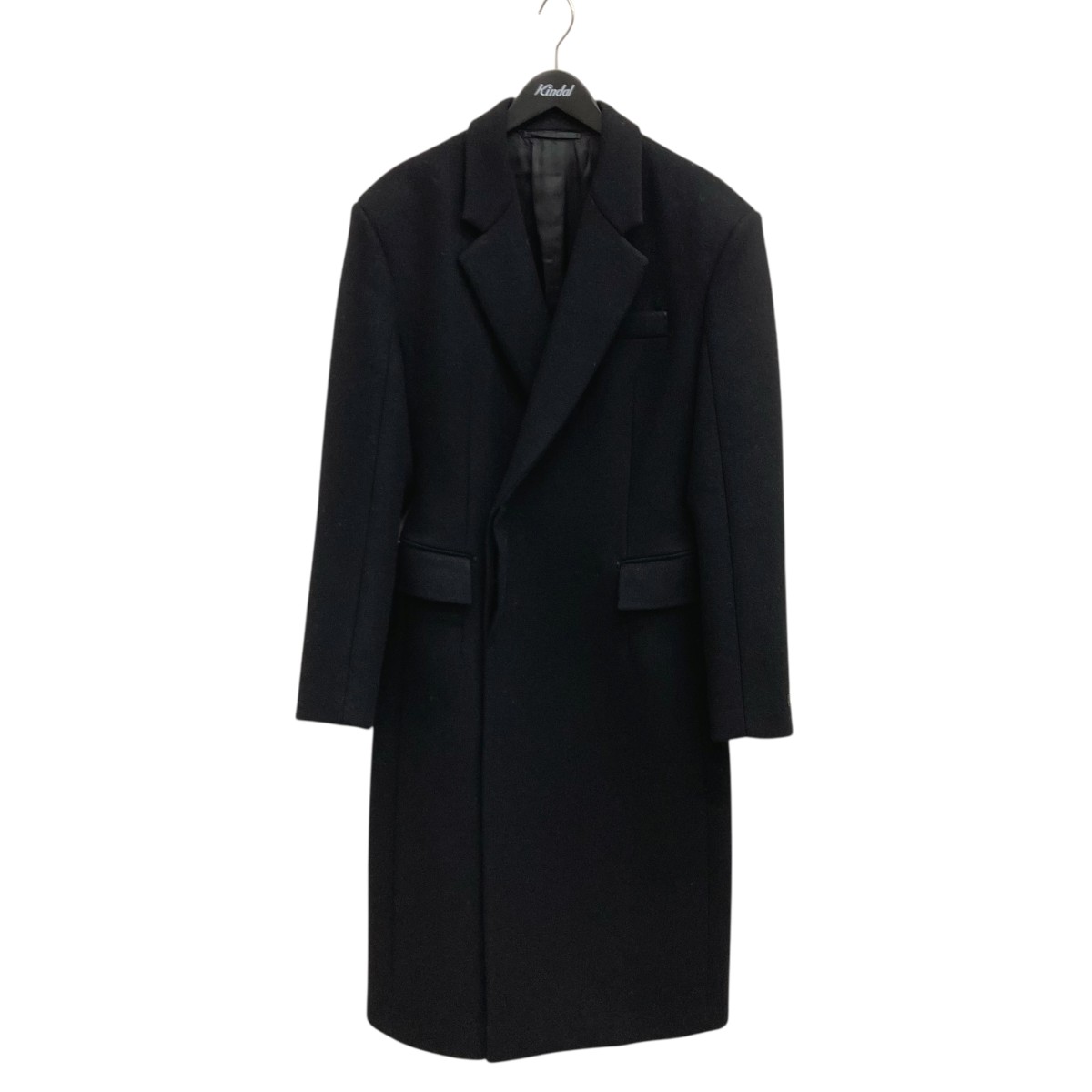 楽天市場】【中古】PRADA22AW ダブルチェスターコート UC474N ブラック