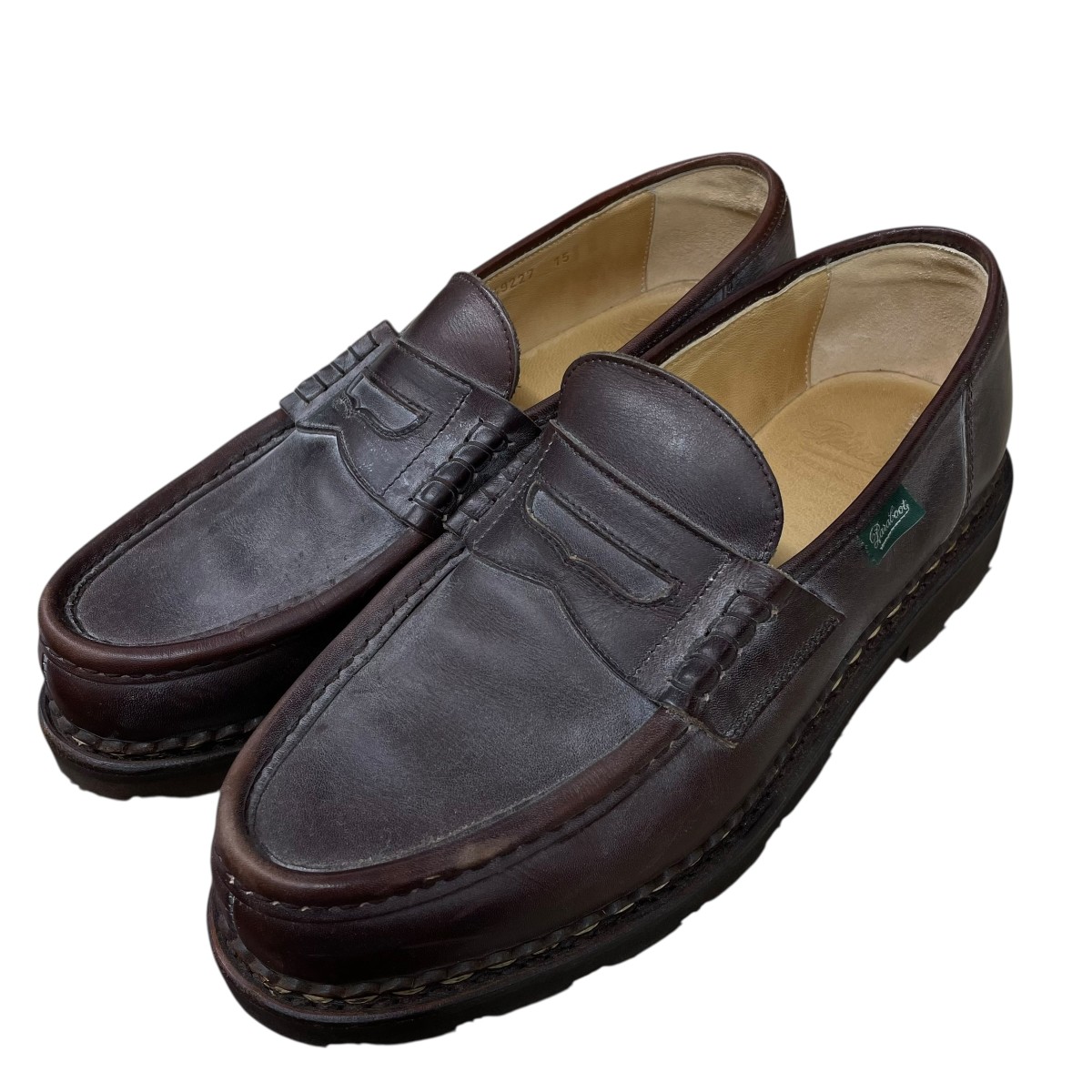 【中古】 PARABOOT レザーシューズ 715610 ブラウン サイズ：8 【価格見直し】