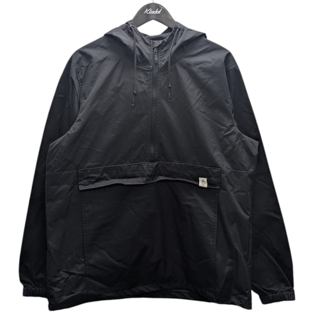 【中古】 POET MEETS DUBWISE　 フーデッドハーフジップナイロンジャケット ブラック サイズ：M 【291225】（ポエットミーツダブワイズ）