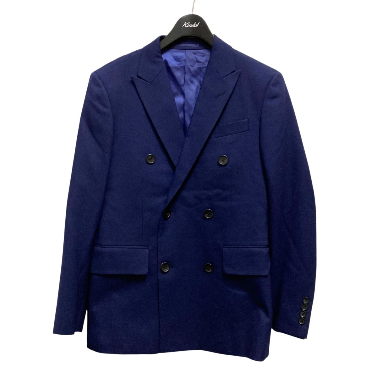 【中古】Calvin Klein テーラードジャケット ネイビー サイズ:34 【291225】(カルバンクライン)|ブランド古着のカインドオル