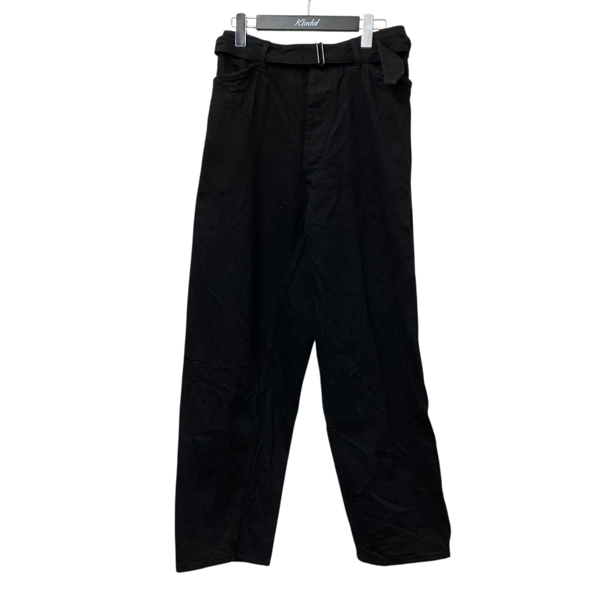 【中古】 COMOLI　 25SS デニムパンツ B01-03001 ブラックインディゴ サイズ：2 【301225】（コモリ）