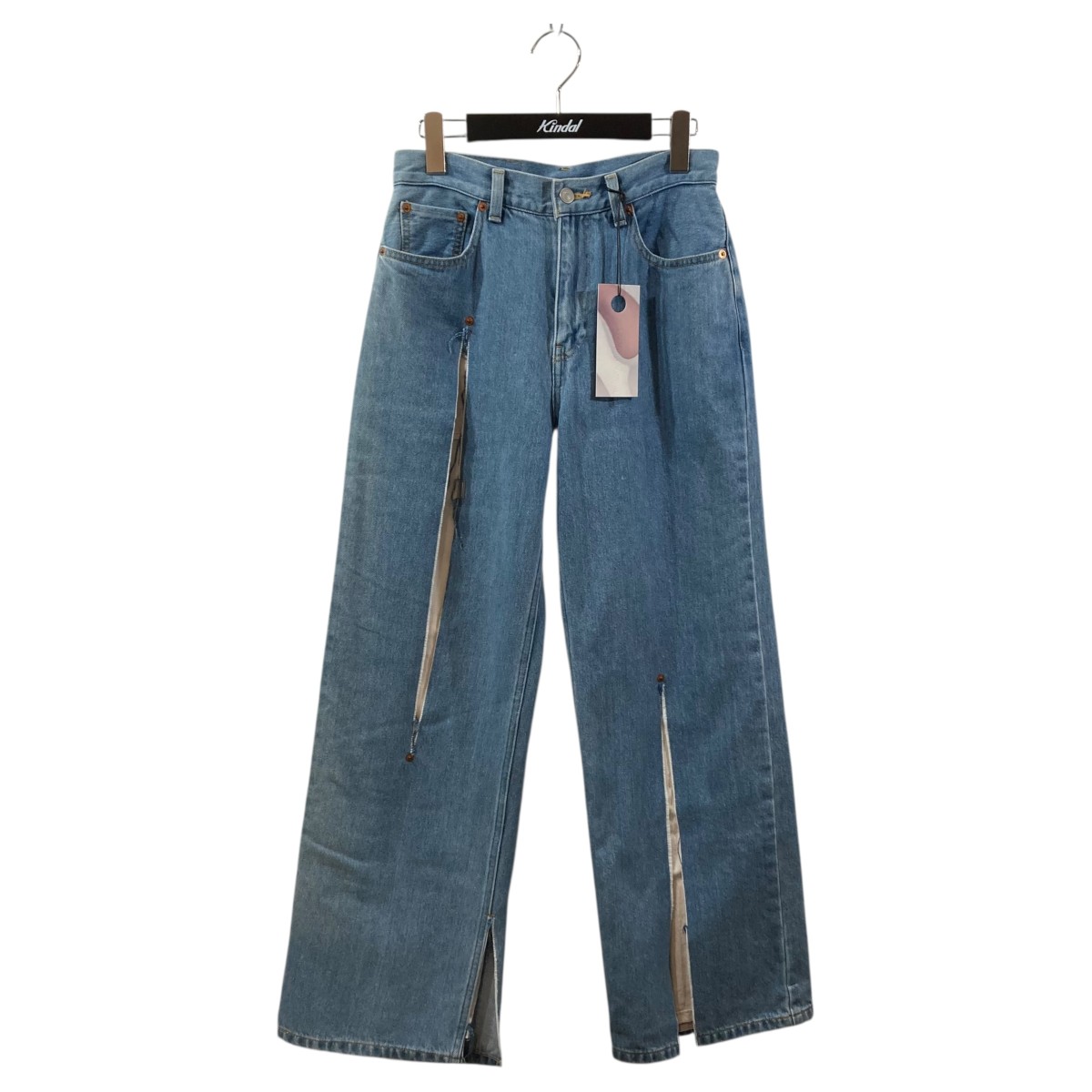 【中古】 kotohayokozawa　 LAYERED RIPPED JEANS デニムパンツ KT24A-PT01 インディゴ サイズ：M 【291225】（コトハ ヨコザワ）