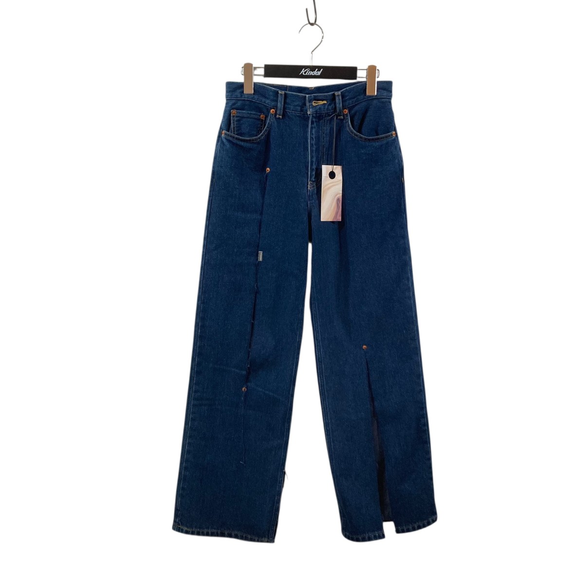 【中古】 kotohayokozawa Layered Ripped Jeans デニムパンツ KT24A-PT01 インディゴ サイズ：M 【価格見直し】