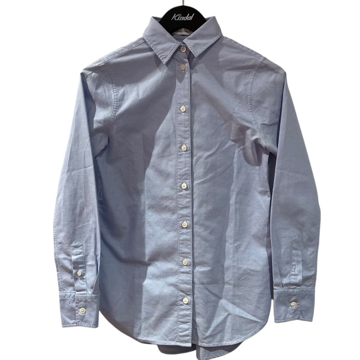 【中古】 MADISON BLUE 長袖シャツ MB174-5029RH スカイブルー 【価格見直し】