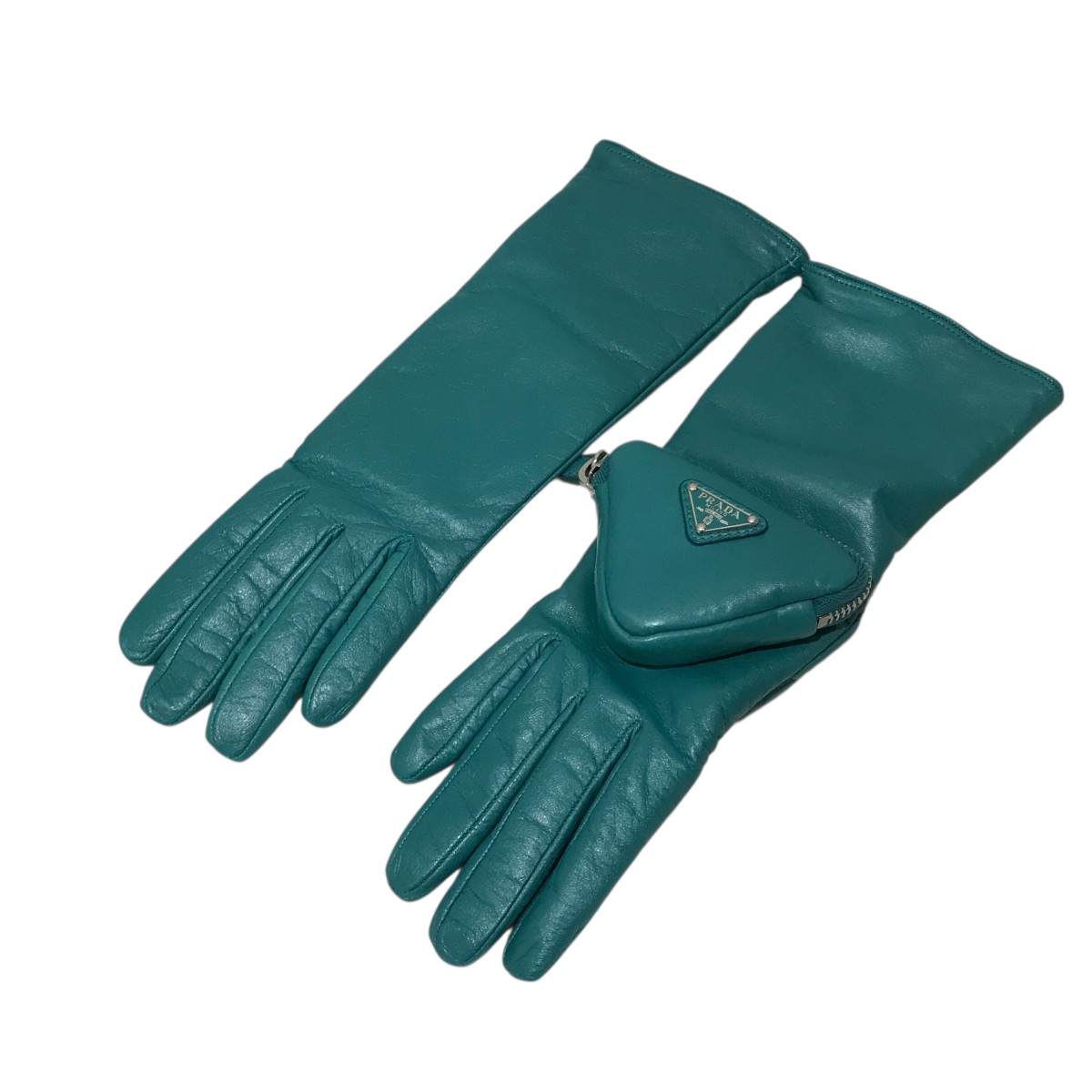 楽天市場】PRADA プラダ ナイロン ナッパレザーグローブ 手袋 サイズ7
