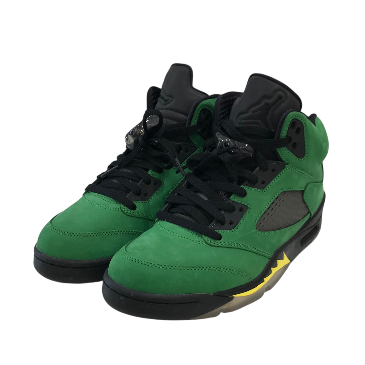 【中古】 NIKE 「AIR JORDAN 5 RETRO SE OREGON DUCKS」 ハイカットスニーカー CK6631307 アップルグリーン×ブラック サイズ：26.5cm 【価格見直し】 18,645円