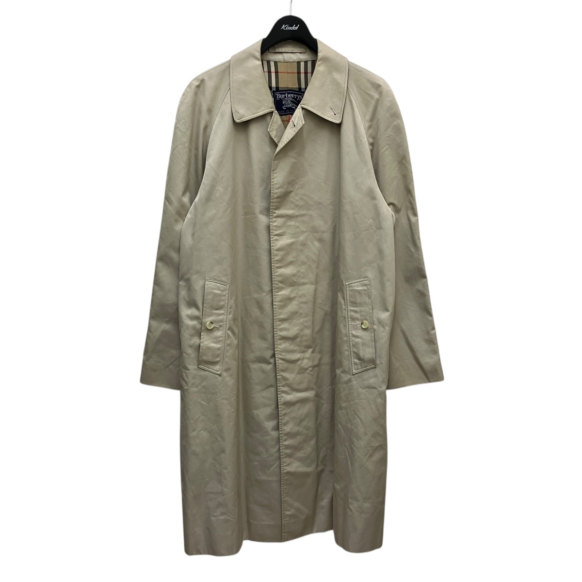 【中古】 Burberry’s　 80S コート 50 C92B ベージュ 【311225】（バーバリーズ）