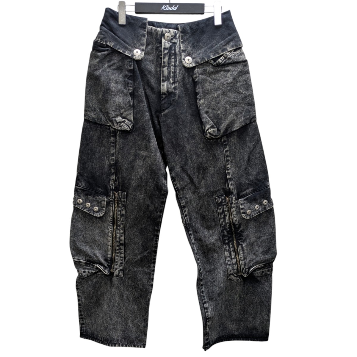 【中古】 Omar Afridi デニムーゴパンツ ブラック サイズ：44 【価格見直し】
