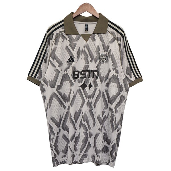 【中古】 adidas FCバイエルン BSTN ジャージー　ゲームポロシャツ　Tシャツ　JF0573 ブラウン サイズ：3XL 【価格見直し】