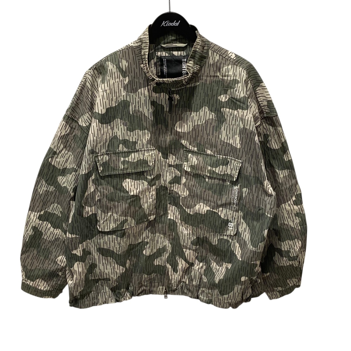 【中古】 TIGHTBOOTH PRODUCTION 23AW RAIN CAMO BDU SWING TOP スウィングトップ FW23-JK08 ベージュ×カーキ サイズ：XL 【価格見直し】