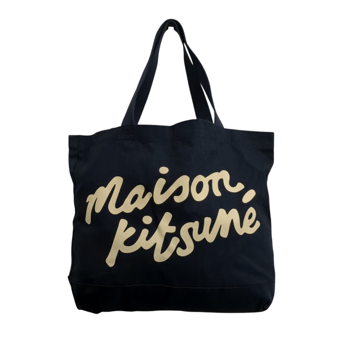 美品　メゾンキツネ　Maison Kitsuné トートバッグ ロゴ エクリュ 楽天市場】【美品】 MAISON KITSUNE / メゾンキツネ | × KIYONAGA&CO