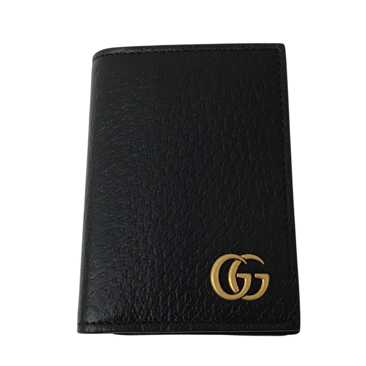 【中古】GUCCI ダブルG 歌留多入れもの 428737 黒いこと 【010126】（グッチ）