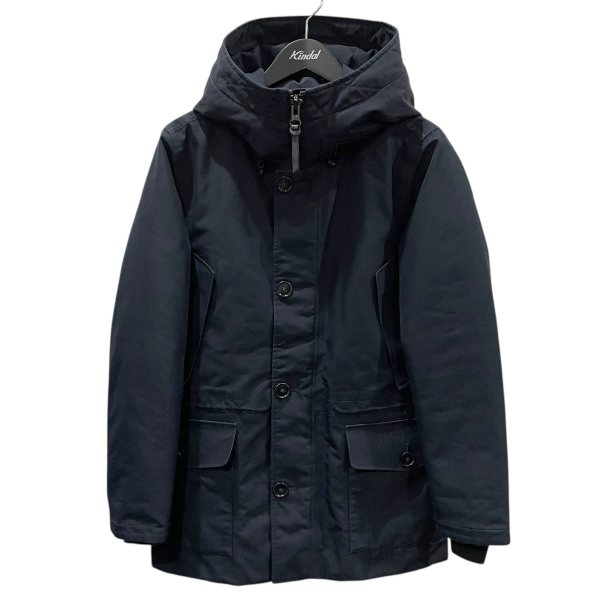 【中古】WOOLRICHダウンジャケット JOHN RICH&BROS GORE-TEX MOUNTAIN PARKA ジョンリッチアンドブロス ゴアテックス マウンテンパーカ 1702067 ネイビー サイズ:XXS【価格見直し】|ブランド古着のカインドオル