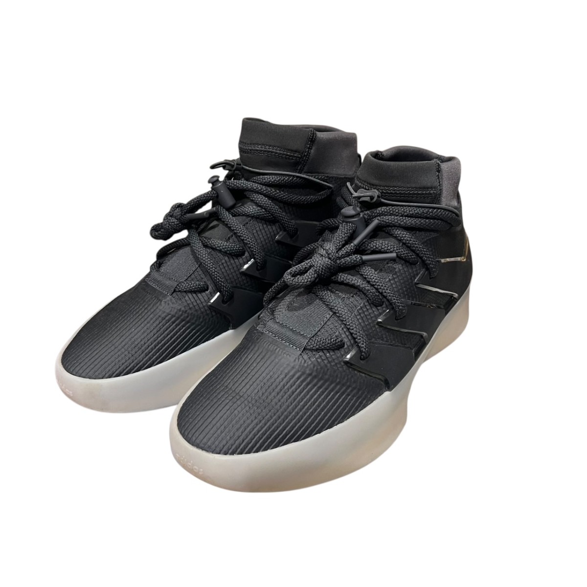 【中古】\u003cBR\u003eadidas×FEAR OF GOD\u003cBR\u003eATHLETICS I BASKETBALL スニーカー IF6680 黒いこと 大きさ：27糎\u003cBR\u003e【通貨価値思いなおす】