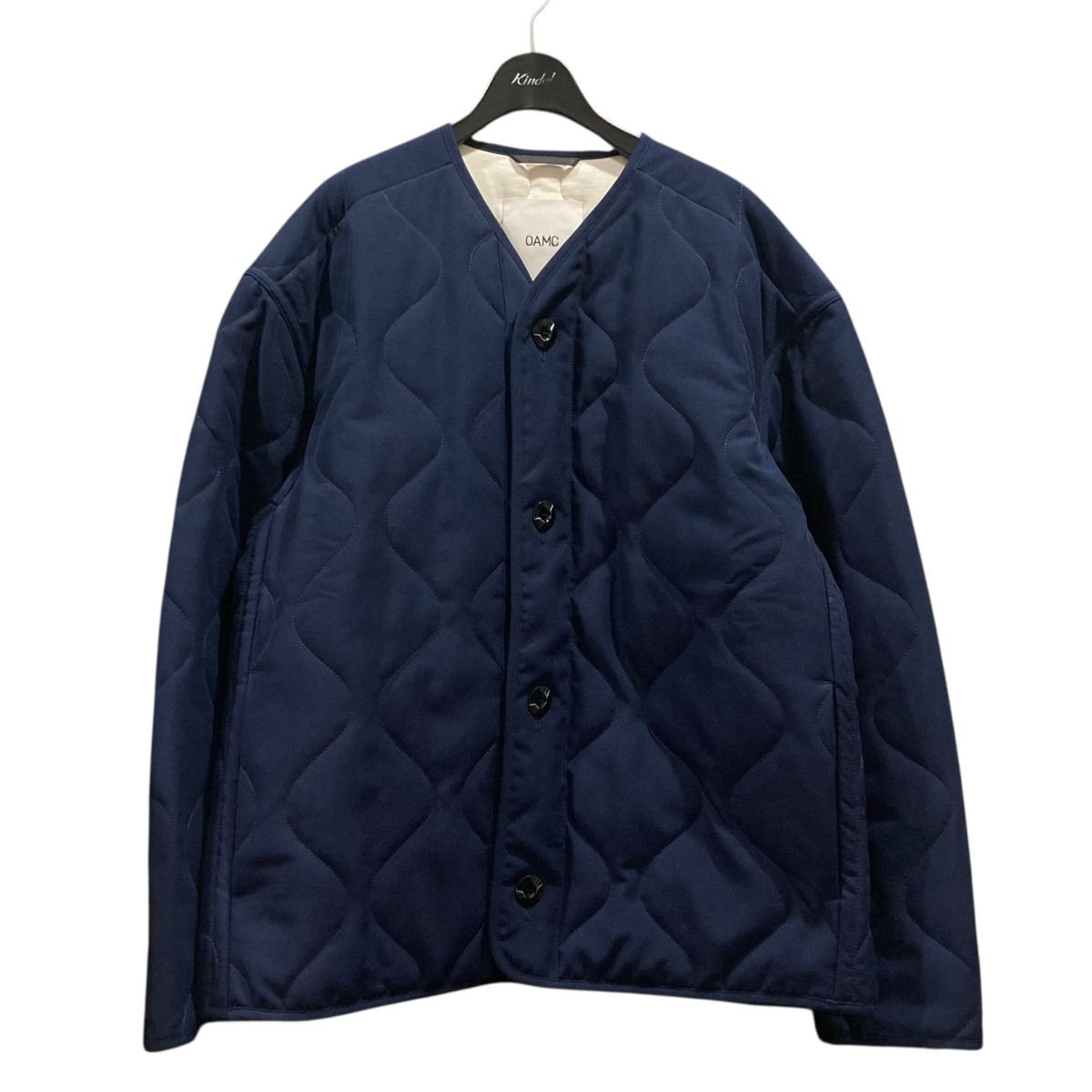 【中古】OAMC×Ron Hermanキルティングジャケット 4020400116 ネイビー サイズ:M【価格見直し】|ブランド古着のカインドオル