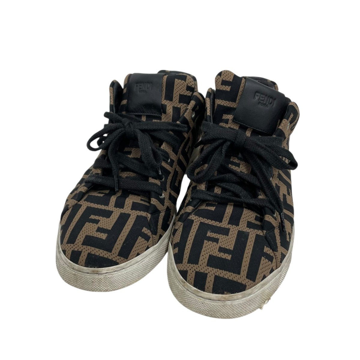 【中古】 FENDI　 ローカットスニーカー E1258 ベージュ サイズ：5 【030126】（フェンディ）