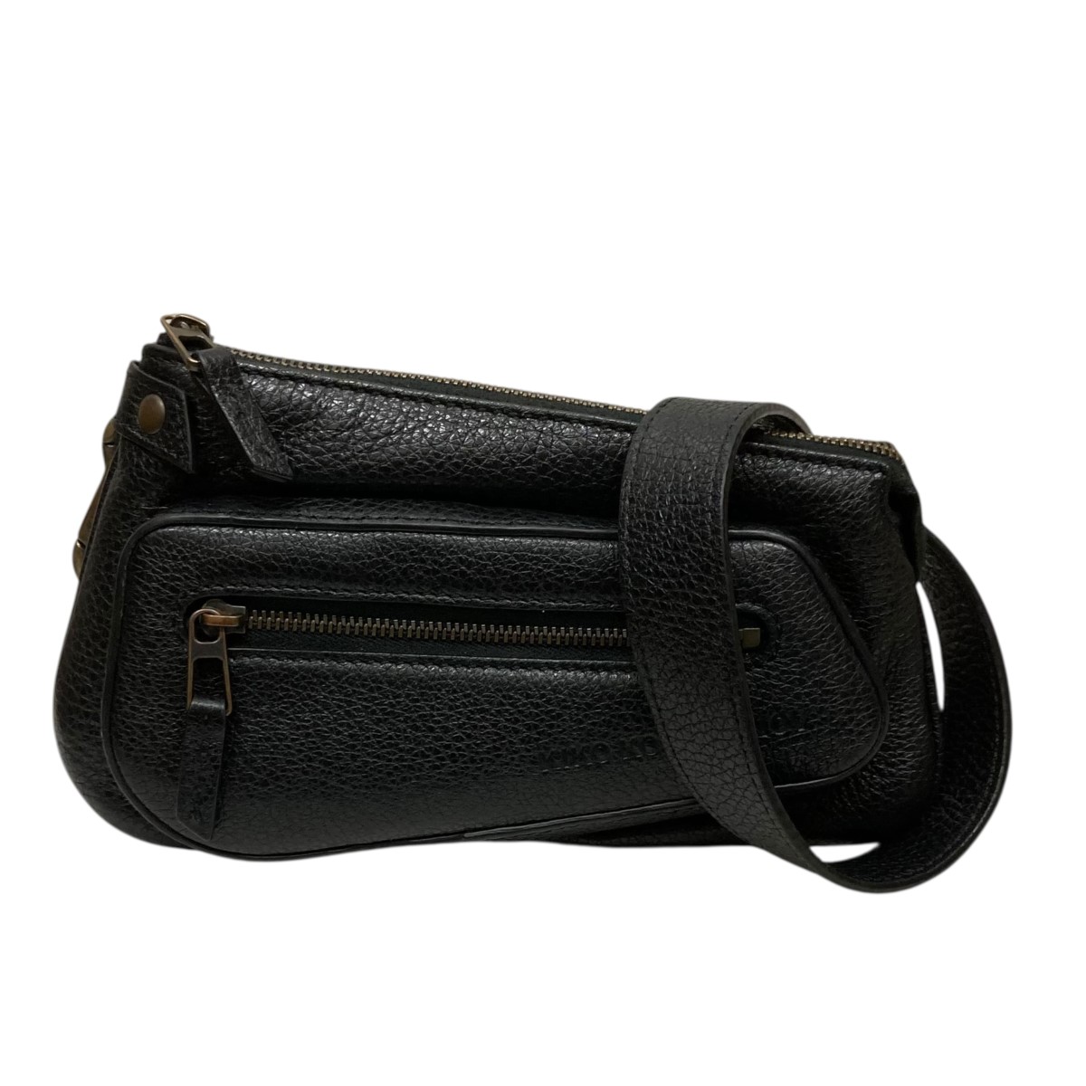 【中古】Kiko Kostadinov なめし革ショルダーバッグ Amlen Shoulder Bag 黒いこと 【020126】（キココスタディノフ）