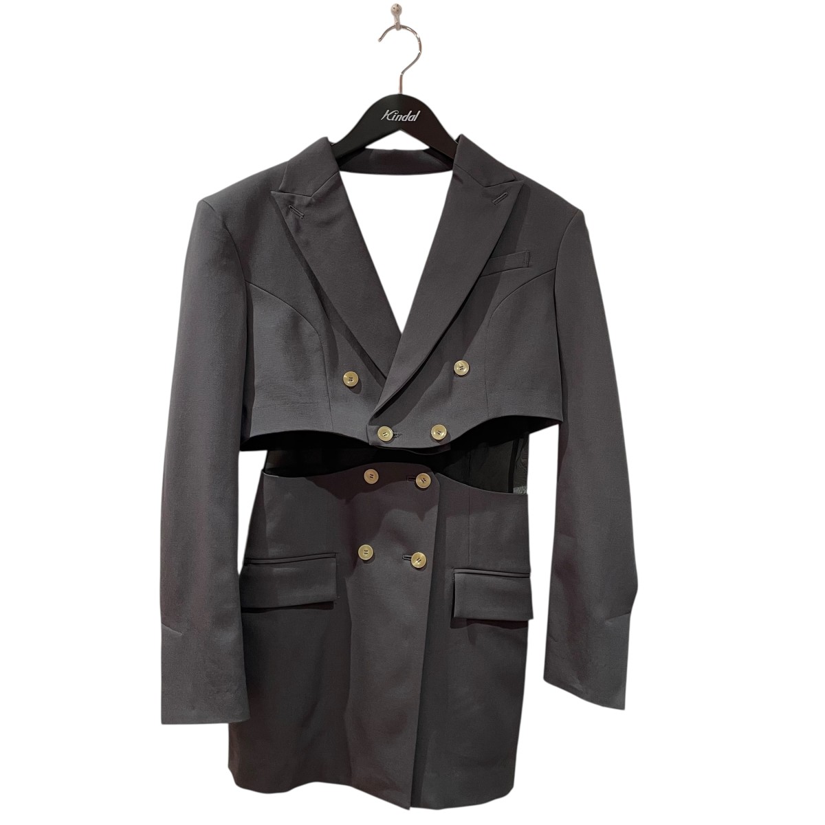 【中古】FETICO 3-WAY TAILORED JACKET オールインワン FTC252 0204 薄墨色 大いさ：1 【040626】（フェティコ）