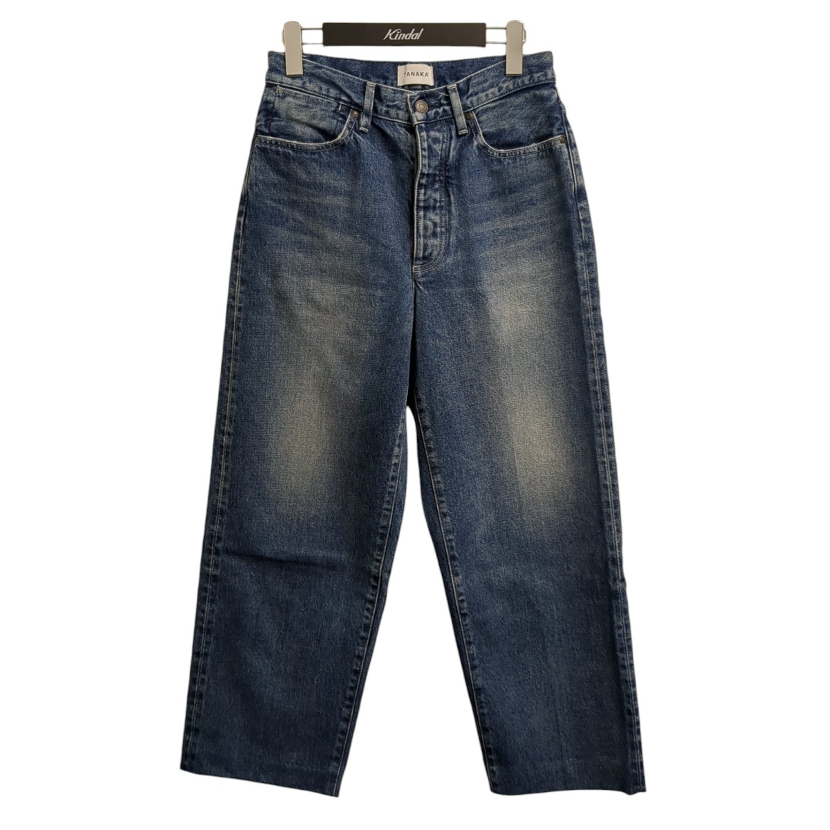 【中古】TANAKA THE CROP JEAN TROUSERS ジーンズズボン下 インディゴ 大きさ：27 【040126】（タナカ）