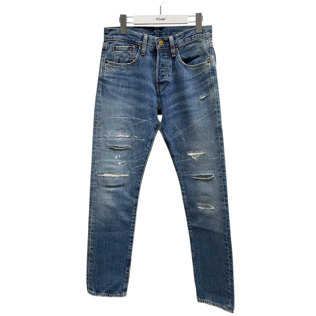 【中古】 LEVI’S×KITH　 デニムパンツ 75485-0002 インディゴ サイズ：W28/L32 【040126】（リーバイス×キス）