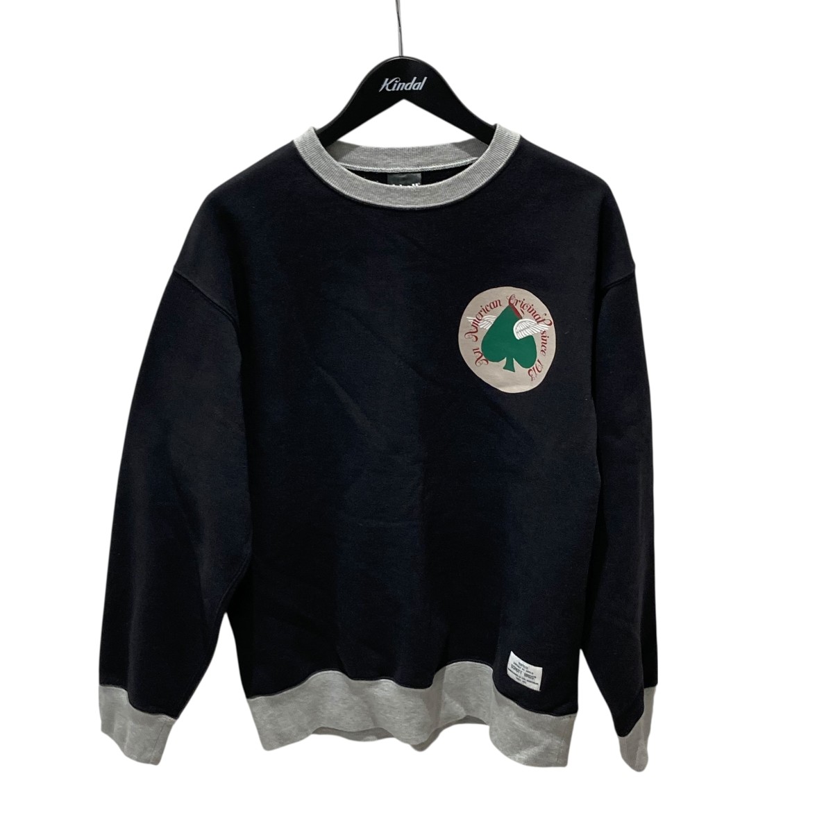 【中古】 Schott CLERIC CREW SWEAT クルーネックスウェット 3113167 ブラック サイズ：M 【価格見直し】