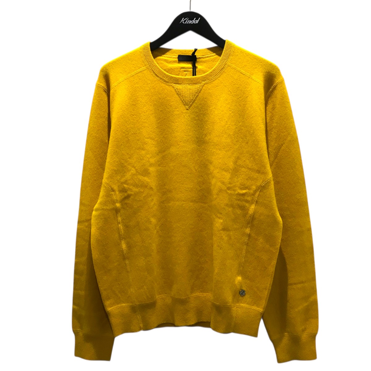【中古】 Z Zegna カシミヤニット VHH10 イエロー サイズ：L 【価格見直し】