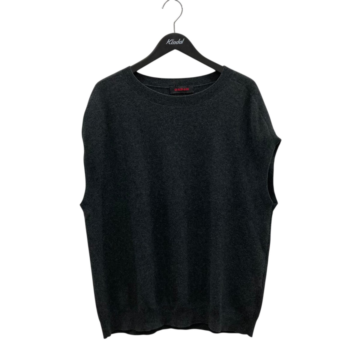 楽天市場】[送料無料]CABaN : コットンカシミヤ クルーネックベスト