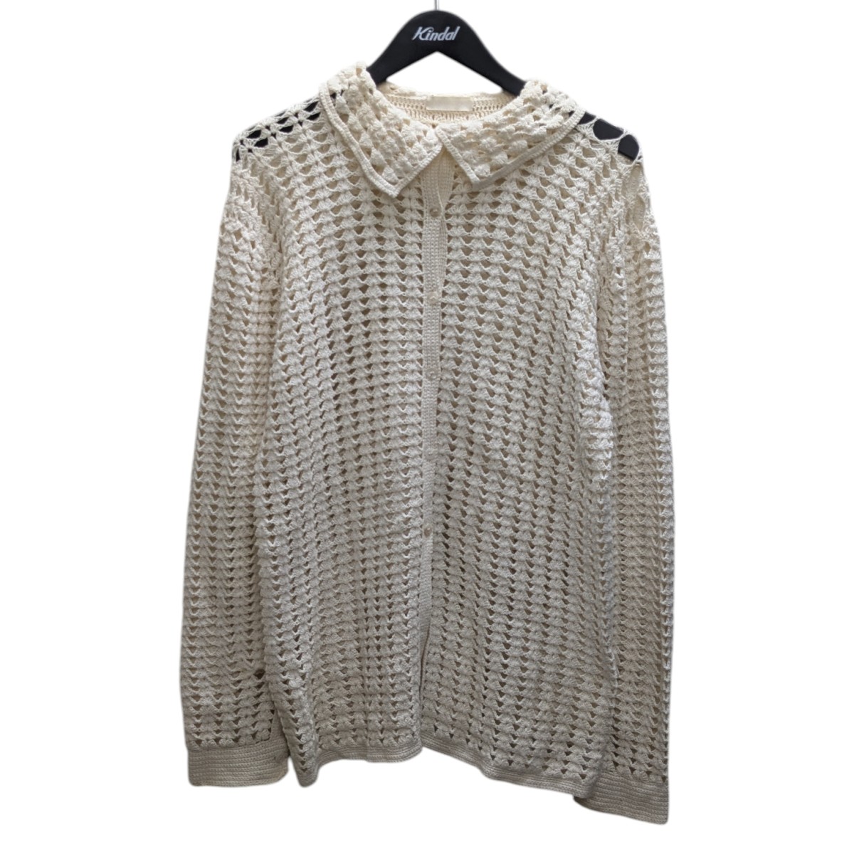 【中古】<br>NITTO<br>23SS ニットシャツ アイボリー サイズ：Free<br>【価格見直し】