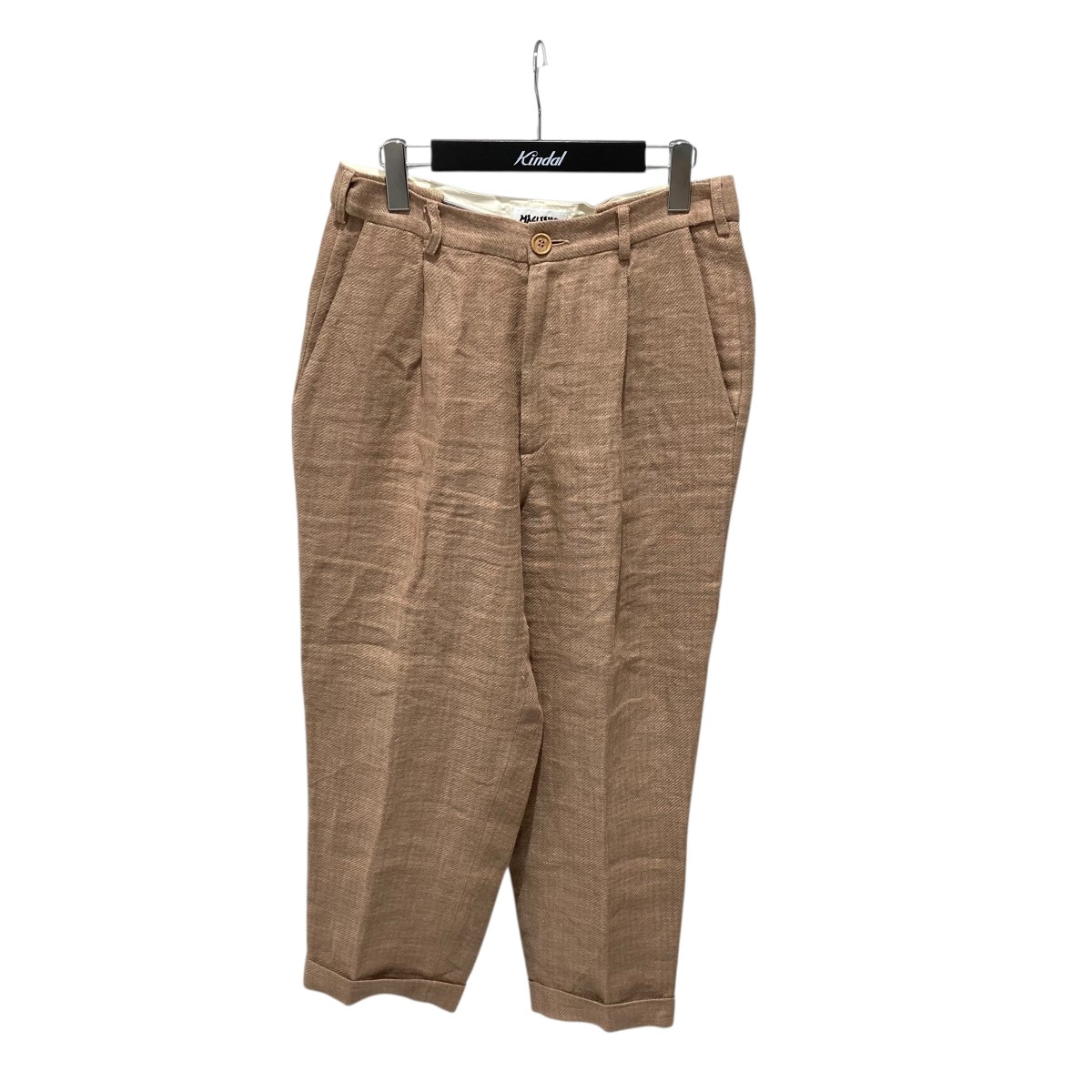 【中古】 MAGLIANO 21SS リネンスラックス N68011101 ベージュ サイズ：S 【価格見直し】