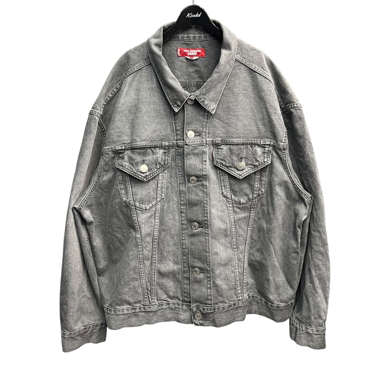 【中古】 JUNYA WATANABE 25SS デニムジャケット WO-J203 グレー サイズ:M 【価格見直し】