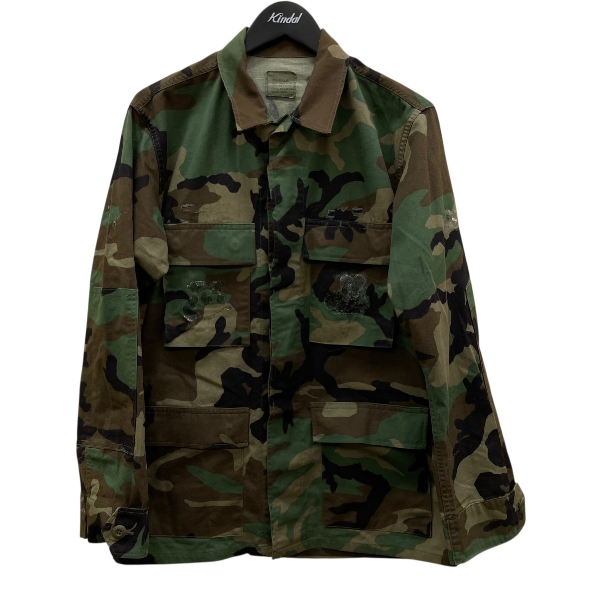 【中古】PABLOKanye West カモ柄ジャケット 8415-01-084-1643 カーキ サイズ：S【価格見直し】｜ブランド古着のカインドオル 10,534円