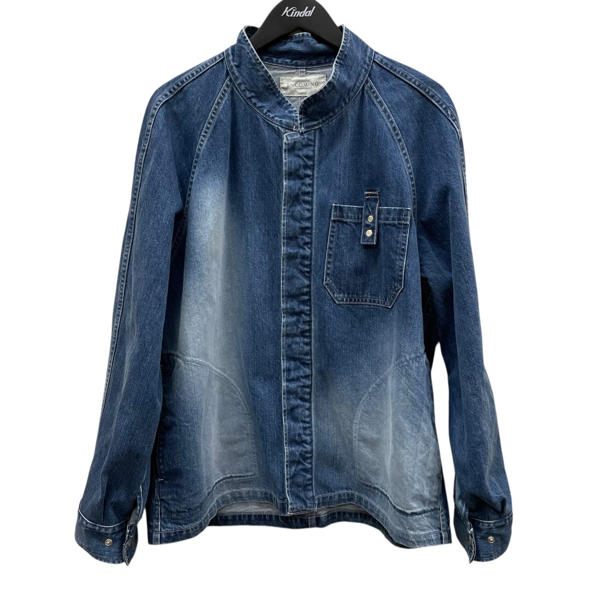 【中古】 ENCOMING　 Grace Note DENIM SHORT BLOUSON デニムジャケット SS24-DSBL インディゴ サイズ：L 【050126】（インカミング）