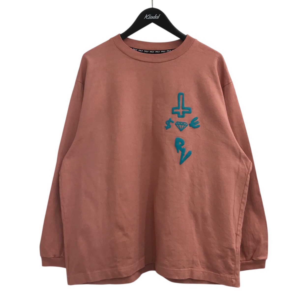 【中古】\u003cBR\u003eCVTVLIST\u003cBR\u003e「University Crewneck」 長袖プリントスウェット 2401110304 さくら色 大いさ：1\u003cBR\u003e【必要経費思いかえす】 トップス-メンズファッション