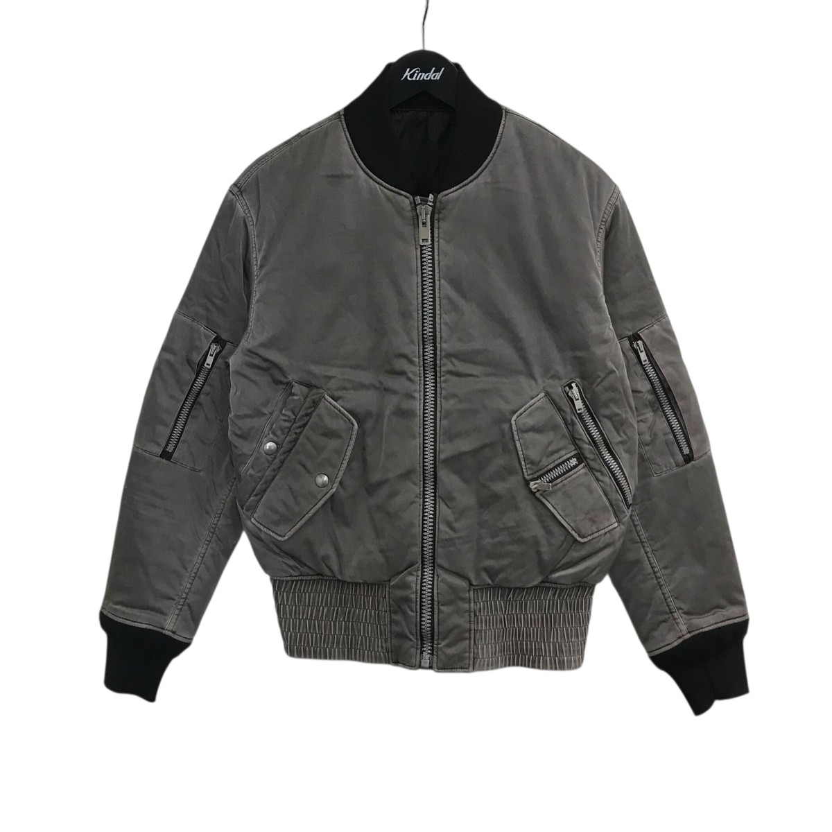 【中古】 Maison Margiela MA-1ジャケット S30AM0337 グレー サイズ：44 【価格見直し】