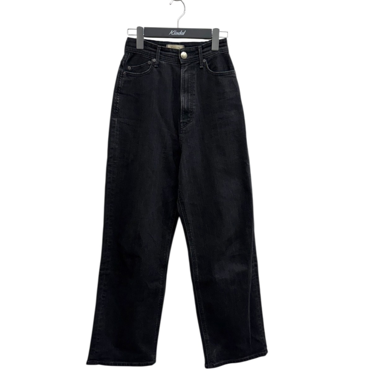 中古】 YANUK デニムパンツ 57143501 ブラック サイズ：22 【価格見直し】