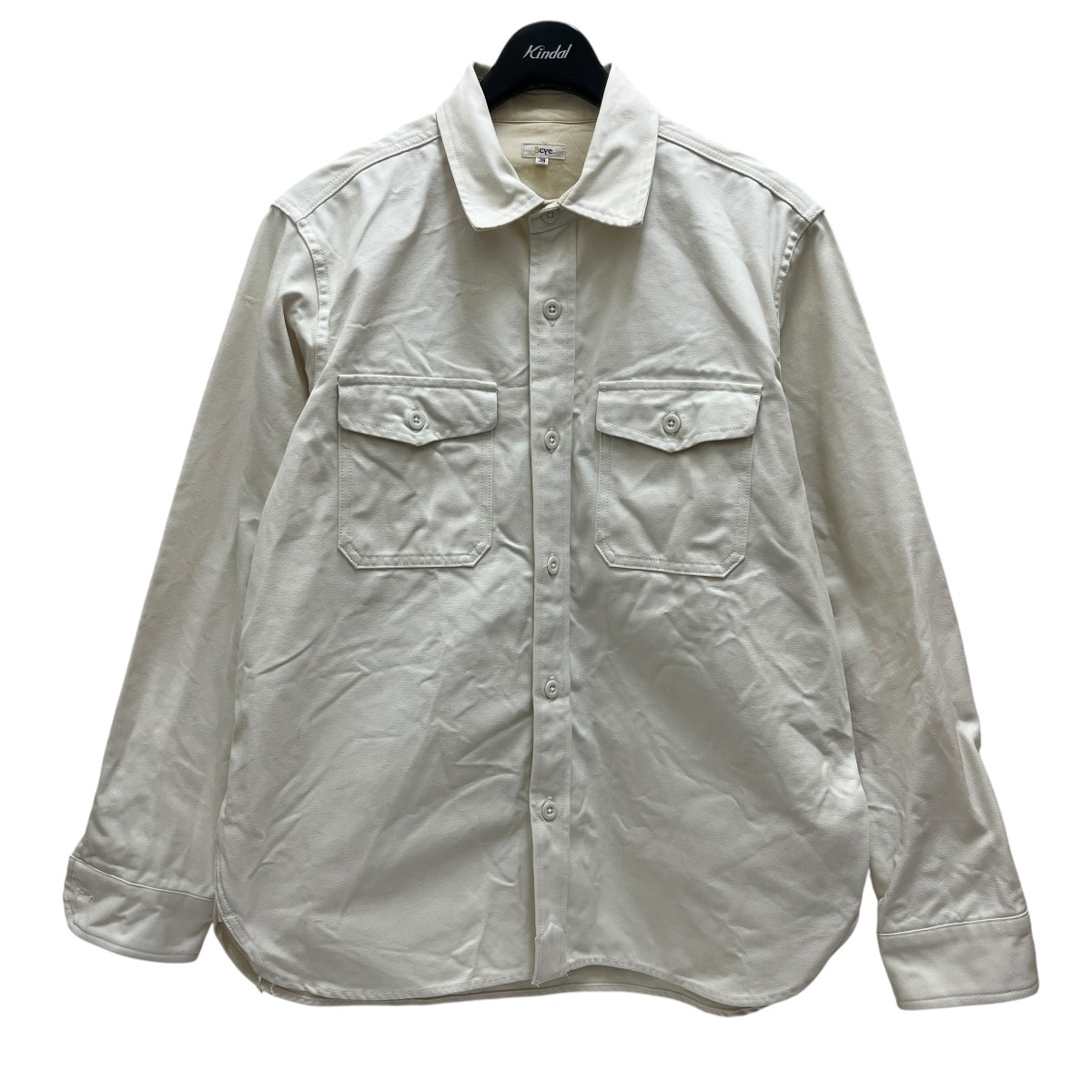【中古】 SCYE　 CPOジャケット 1120-31435 アイボリー サイズ：38 【060126】（サイ）