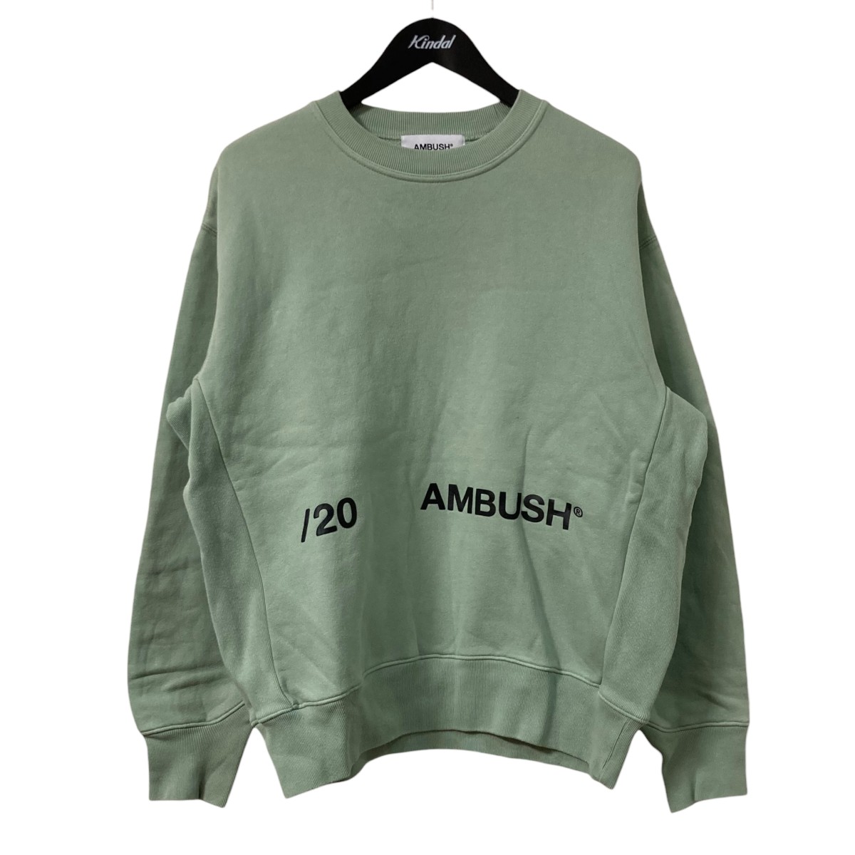 【中古】 AMBUSH コットンスウェット 12112067 黄緑 サイズ：1 【価格見直し】