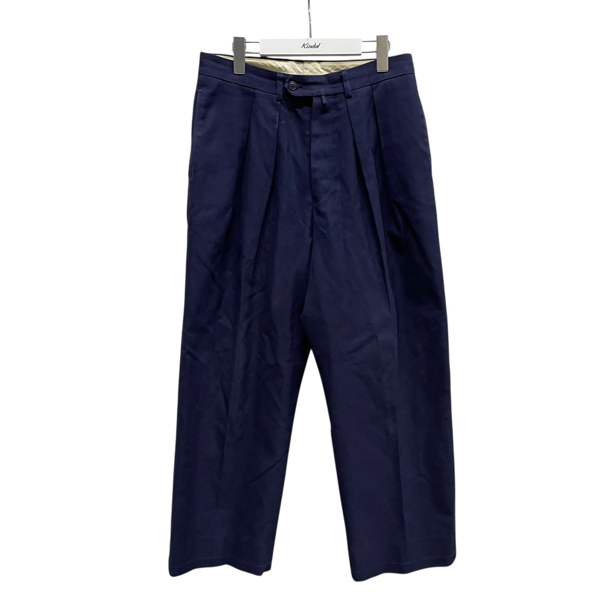 【中古】 NEAT　 タックパンツ ネイビー サイズ：44 【060126】（ニート）