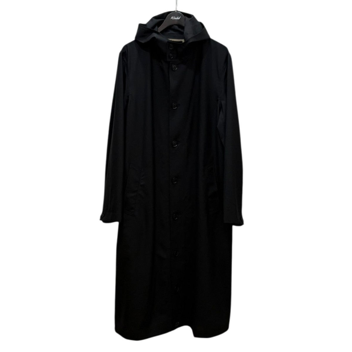 【中古】Y’S BANG ON! HOODED COAT WOOL TROPICAL YK-C01-158 ブラック サイズ：2 【060126】（ワイズバングオン）