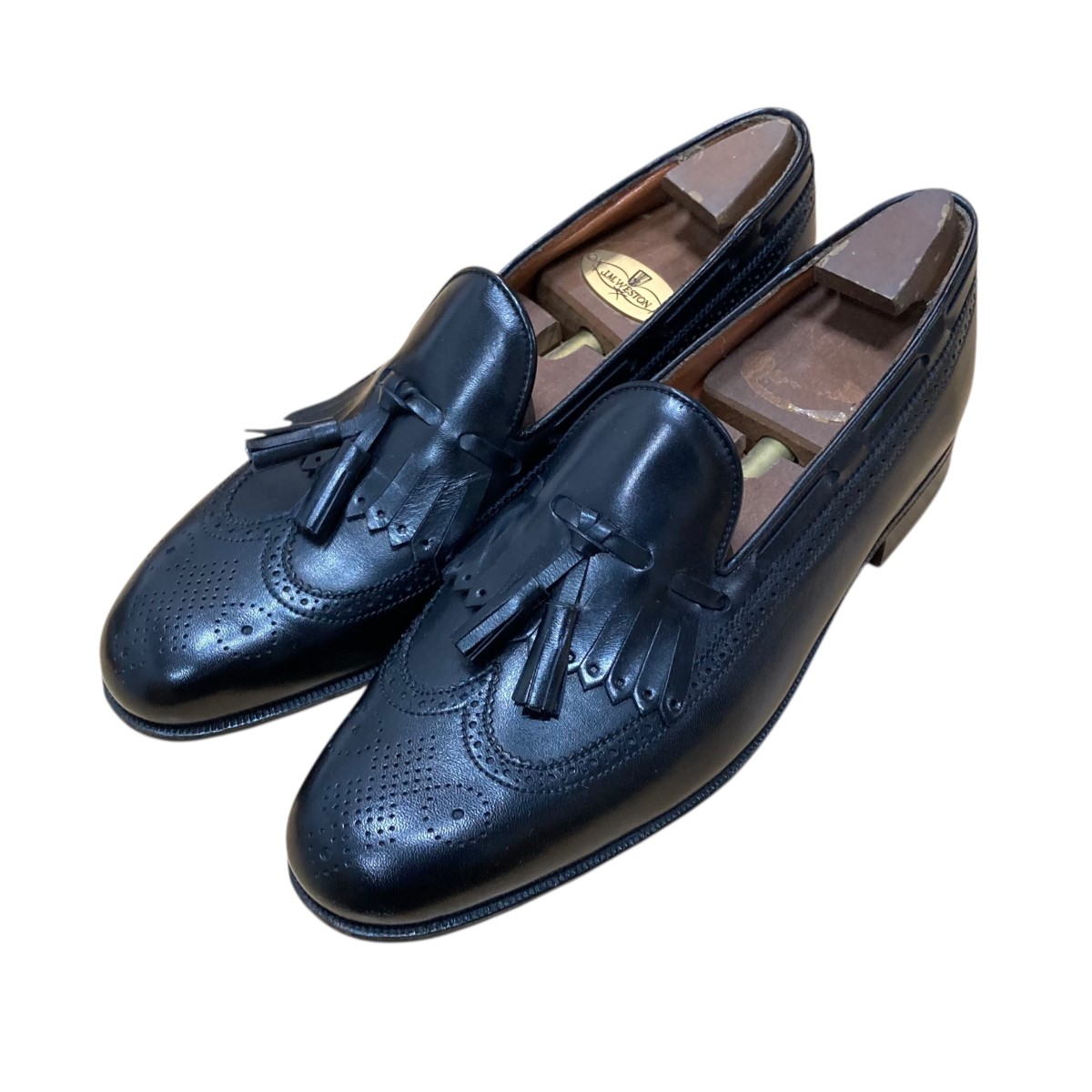 【中古】J．M．WESTON タッセルローファー 130538 黒いこと 大きさ：39 【070126】（ジェイエムウェストン）
