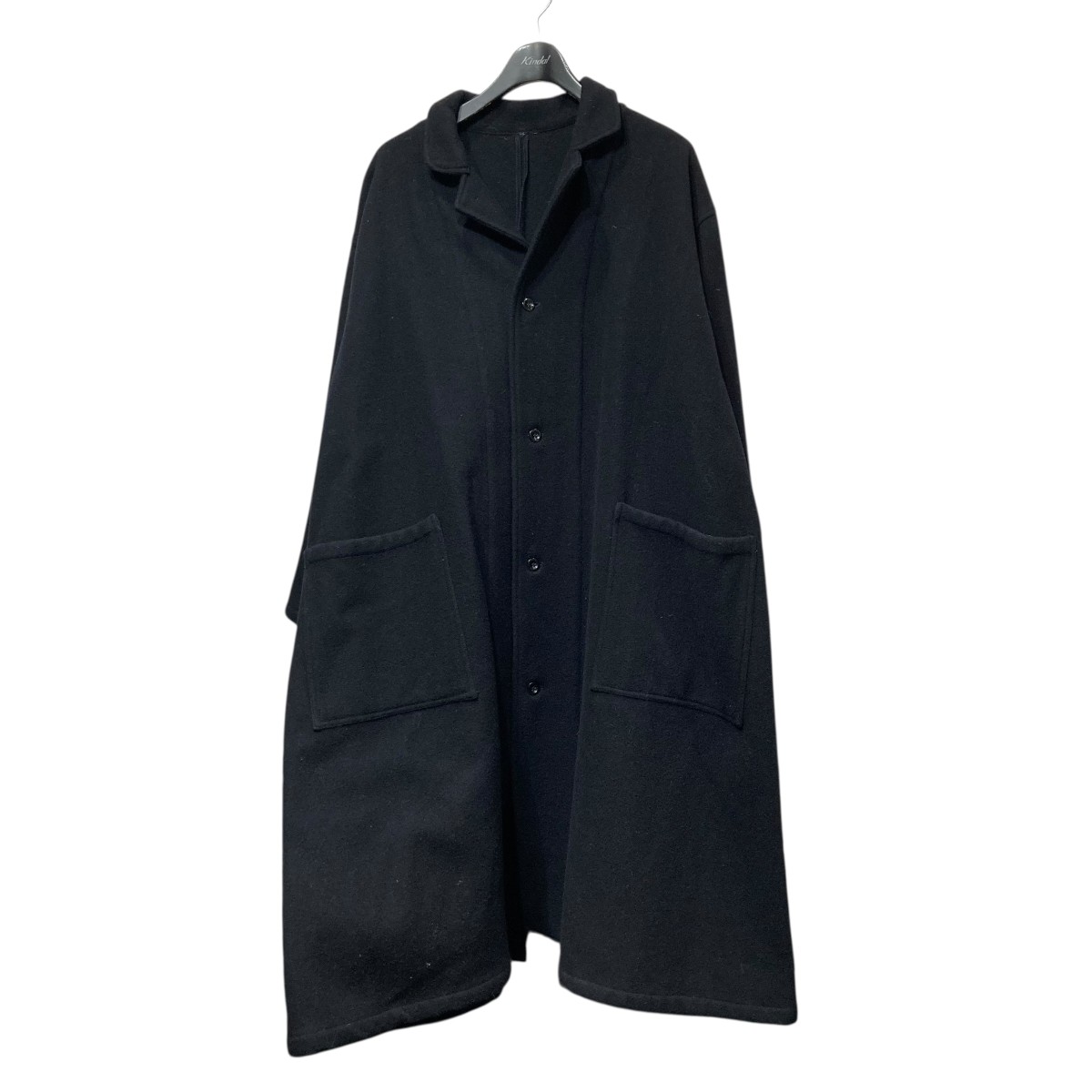 【中古】 SOPHNET．×Yarmo　 WOOL MELTON LAB COAT ウールコート SOPH-189038 ダークネイビー サイズ：Free 【150226】（ソフネット×ヤーモ）